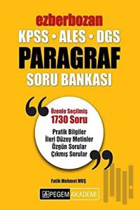 2018 KPSS - ALES - DGS Ezberbozan Paragraf Soru Bankası