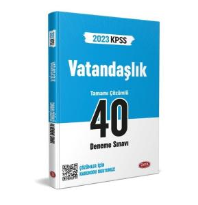 2023 KPSS Vatandaşlık Tamamı Çözümlü 40 Deneme Sınavı