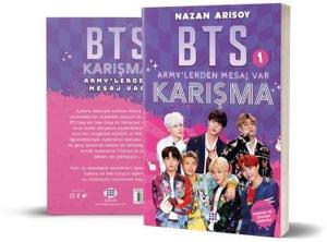 Army'lerden Mesaj Var - BTS Cilt 1 - Kokulu Kitap - Poster ve Sticker Hediyeli