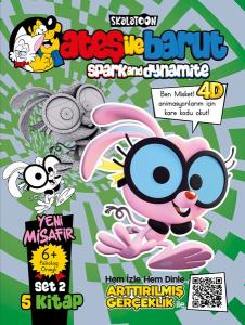 Ateş İle Barut - Yeni Misafir AR 4D Animasyonlu Kitap Set 2 - 5 Kitap