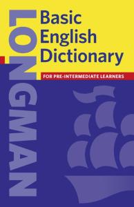 Basic English Dictionary  For Pre-Intermediate Learners