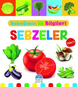 Bebeğimin İlk Bilgileri-  Sebzeler - Sticker'lı