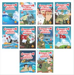 Çanakkale'nin Ölümsüz Kahramanları - 10 Kitap Takım