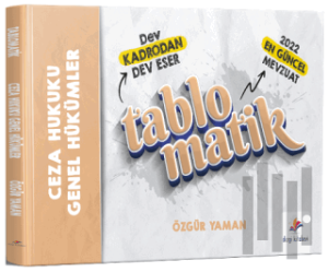 Ceza Hukuku Genel Hükümler Tablomatik Konu Anlatımı