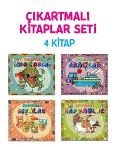 Çıkartmalı Kitaplar Seti - 4 Kitap Takım