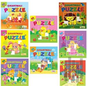 Çıkartmalı Puzzle - 8 Çeşit