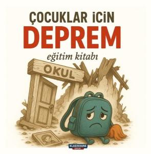 Çocuklar İçin Deprem Eğitim Kitabı Renkli Resimli 3 - 9 Yaş