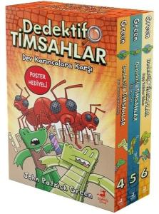 Dedektif Timsahlar 4 - 5 - 6 Seti - 3 Kitap Takım - Kutulu