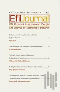 Efil Ekonomi Araştırmaları Dergisi Cilt: 4 Sayı: 13 - 2021