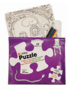 Funny Mat Puzzle - Sevimli Dostlar 30x40cm