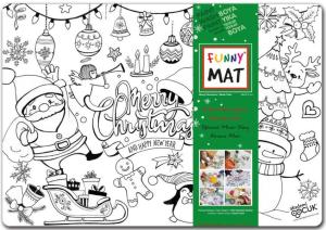 Funny Mat - Yeni Yıl - 33,5x48cm