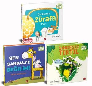 Hayvanlarla Eğleniyorum Organik Seti - 3 Kitap Takım (Ciltli)