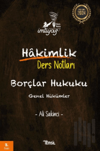 İmtiyaz Borçlar Hukuku Genel Hükümler Hakimlik Ders Notları