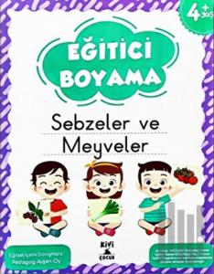 Kivi Eğitici Boyama Sebzeler Ve Meyveler