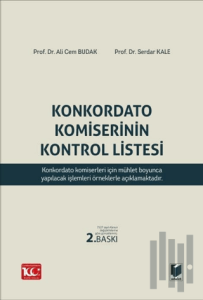 Konkordato Komiserinin Kontrol Listesi (Ciltli)
