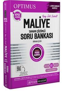 KPSS A Grubu Optimus Maliye Tamamı Çözümlü Soru Bankası