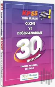 KPSS Eğitim Bilimleri Ölçme ve Değerlendirme 30 Deneme Çözümlü CBA Yayınları