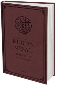 Kur'an Mesaji Meal-Tefsir Orta Boy Mushaflı-Arapça Metinli (Ciltli)