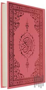 Kuran'ı Kerim Hafız Osman Hattı - Miklebli Pembe (Ciltli)