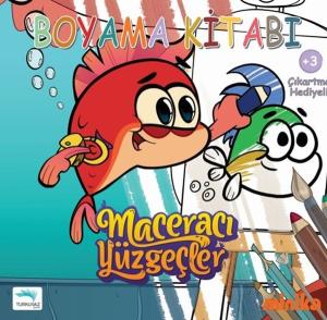 Maceracı Yüzgeçler-Boyama Kitabı (Ciltli)