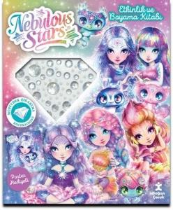 Nebulous Stars Etkinlik ve Boyama Kitabı - Mücevher Çıkartma Koleksiyonu - Poster Hediyeli