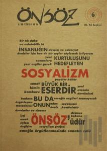 Önsöz Kitap Dizisi Sayı: 30 - 10. Yıl Seçkisi 2015