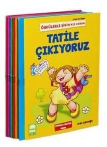 Öykülerle Şirin Kız Ceren Serisi Seti - 6 Yaş ve Üzeri Değerler Eğitimi - 10 Kitap Takım (Ciltli)