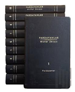 Pardayanlar 10 Cilt Takım - (Özel Baskı-Siyah) (Ciltli)