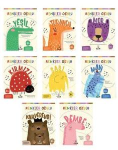 Renkler Okulu Serisi Seti - 8 Kitap Takım