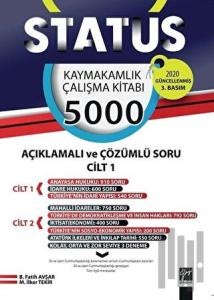 Status Kaymakamlık Çalışma Kitabı 5000 Açıklamalı ve Çözümlü Soru 2 Cilt Takım