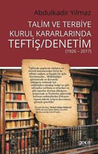 Talim ve Terbiye Kurul Kararlarında Teftiş-Denetim