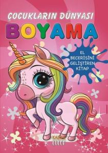 Tek Boynuzlu At - Çocukların Dünyası Boyama Kitabı 5