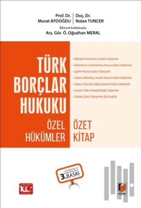 Türk Borçlar Hukuku Özel Hükümler Özet Kitap (Ciltli)