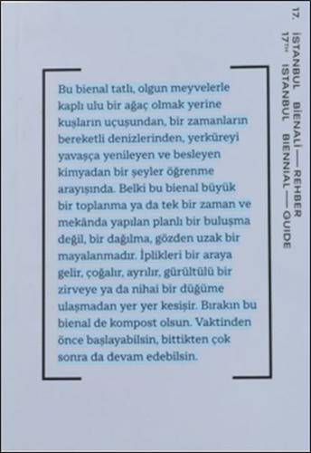 17. İstanbul Bienali -Rehber