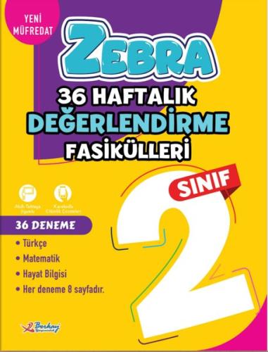 2.Sınıf Zebra 36 Haftalık Değerlendirme Fasikülleri