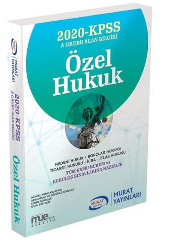 2020 KPSS A Grubu Özel Hukuk