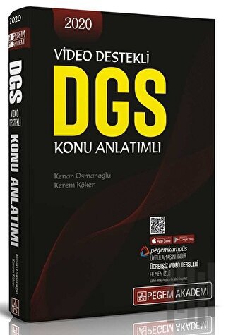 2020 Video Destekli DGS Konu Anlatımlı | Kitap Ambarı
