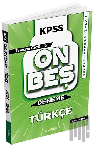 2022 KPSS Türkçe 15 Deneme