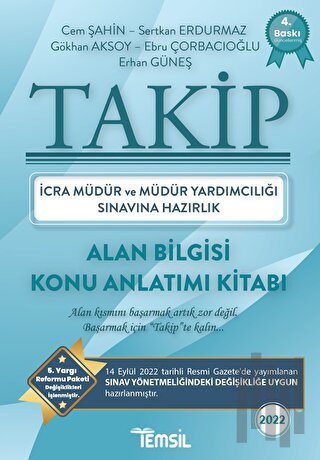 2022 Takip İcra Müdürlüğü ve Müdür Yardımcılığı Sınavına Hazırlık Konu Anlatımı