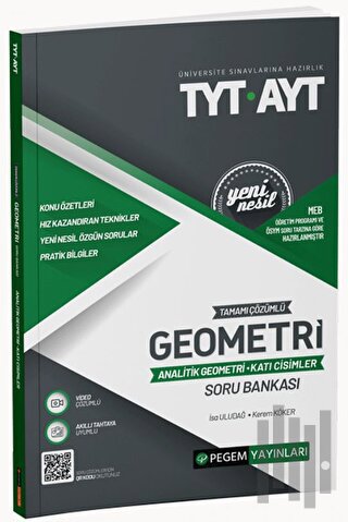 2022 TYT-AYT Tamamı Çözümlü Geometri Analitik Geometri - Katı Cisimler Soru Bankası