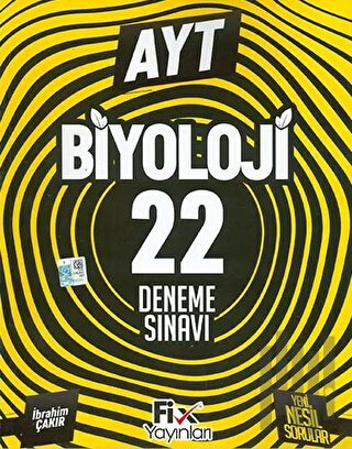 2024 AYT Biyoloji 22 Denemeleri