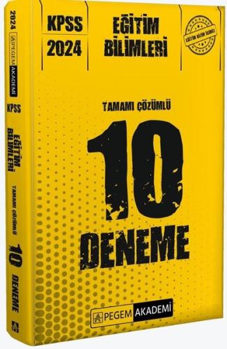 2024 KPSS Eğitim Bilimleri Tamamı Çözümlü 10 Deneme