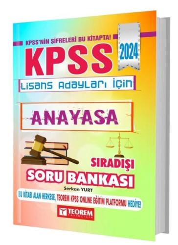 KPSS Lisans Anayasa Sıradışı Soru Bankası | Kitap Ambarı