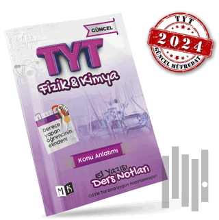 2024 TYT Fizik - Kimya El Yazısı Ders Notları Kitabı