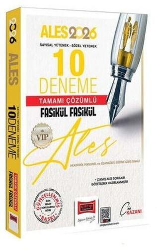 2026 ALES VIP Sayısal - Sözel Yetenek Tamamı Çözümlü Fasikül Fasikül 10 Deneme