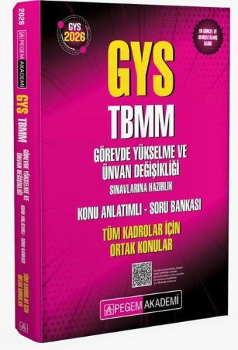 2026 GYS TBMM Görevde Yükselme ve Ünvan Değişikliği Sınavlarına Hazırlık Konu Anlatımlı Soru Bankası