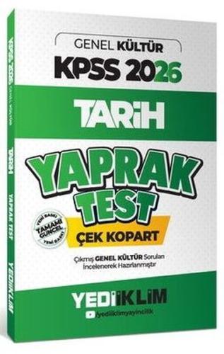 2026 KPSS - AGS Genel Kültür Tarih Çek Kopart Yaprak Test