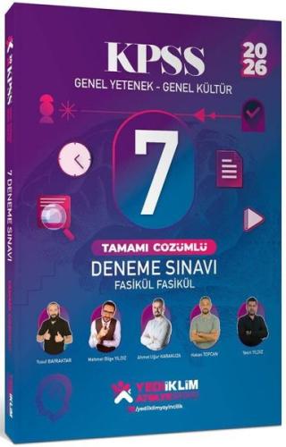 2026 KPSS Genel Yetenek - Genel Kültür Fasikül Fasikül 7 Deneme Sınavı