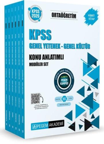 2026 KPSS Ortaöğretim Konu Anlatımlı Modüler Set Genel Yetenek Genel K