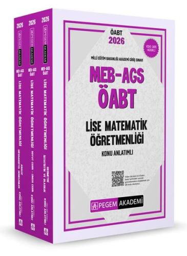 2026 MEB AGS ÖABT Lise Matematik Öğretmenliği Konu Anlatımlı - 3 Kitap Takım